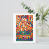 猫のおぶうや,作者不詳ホット春の猫,作家不明 ポストカード (スタンド正面)