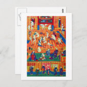 猫のおぶうや,作者不詳ホット春の猫,作家不明 ポストカード (正面/裏面)