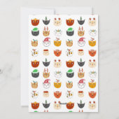 猫のおもしろいクリスマス シーズンカード (裏面)