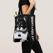 猫のおもしろいトートバッグ トートバッグ (クローズアップ)