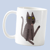 猫のおもしろいユーモア コーヒーマグカップ