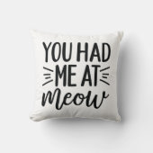 猫のおもしろい引用文 クッション (正面)
