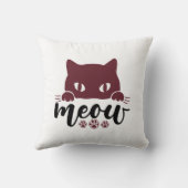 猫のおもしろい引用文 クッション (裏面)