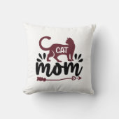 猫のおもしろい引用文 クッション (正面)