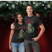 猫のおもしろい気難しいクリスマス Tシャツ