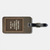 猫のおもしろい荷物ユーモアのあるタグ ラゲッジタグ (裏面横)