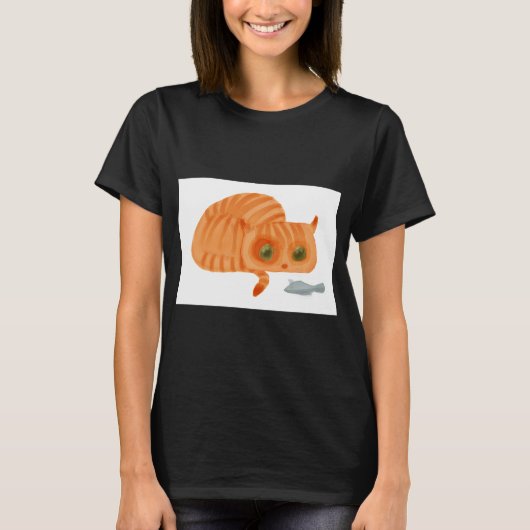 猫のおやつ Tシャツ (正面)