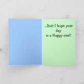 猫のお尻カード カード (内部)