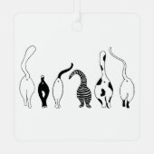 猫のお尻 メタルオーナメント (裏面)