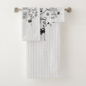 猫のお母さかわいらしんが可愛い バスタオルセット (インサイチュ)