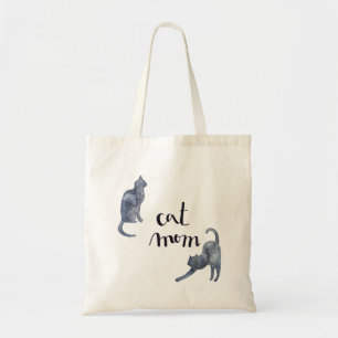 猫のお母さんのイラストレーション トートバッグ