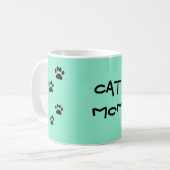 猫のお母さん コーヒーマグカップ (正面左)