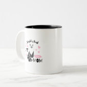 猫のお母さん ツートーンマグカップ (正面左)