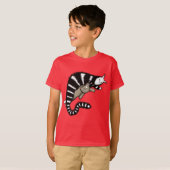 猫のお母保護さんが可愛い子猫 Tシャツ (正面フル)