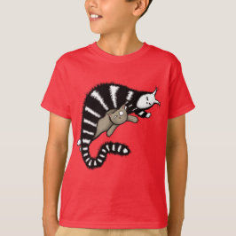 猫のお母保護さんが可愛い子猫 Tシャツ