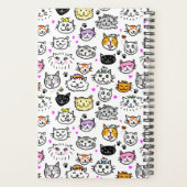 猫のお洒落顔パターン プランナー手帳 (裏面)