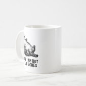 猫のお父さんだって骨と皮だけさ  コーヒーマグカップ (正面左)