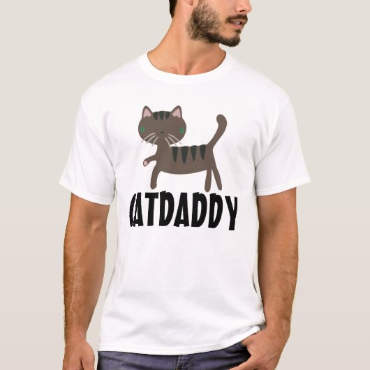 猫のお父さんのTシャツ Tシャツ (正面)