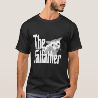猫のお父さん ネコのお父さん かわいい 猫パパ にゃんこパパ Tシャツ