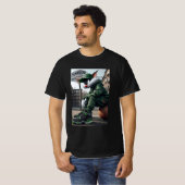 猫のかご Tシャツ (正面フル)