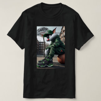 猫のかご Tシャツ