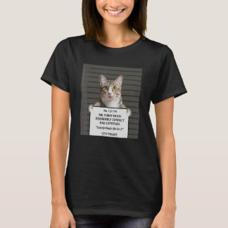 猫のかわいい性猫女子女児 Tシャツ