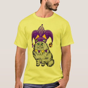 猫のこっけい者 Tシャツ