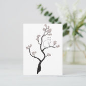 猫のさくらんぼ ポストカード (スタンド正面)