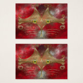 猫のしおり (正面&裏面)