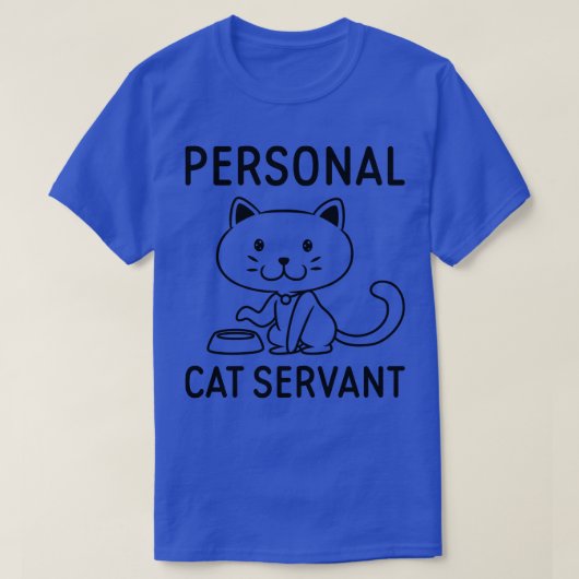 猫のしもべ1 Tシャツ (デザイン正面)