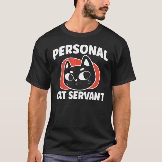 猫のしもべ Tシャツ (正面)