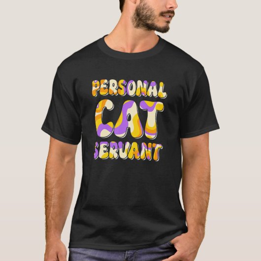猫のしもべ Tシャツ (正面)