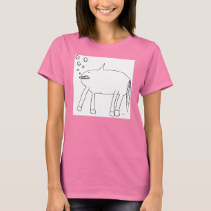 猫のすばらしい鮫の馬 Tシャツ