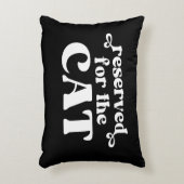 猫のために予約されている アクセントクッション (正面(垂直))