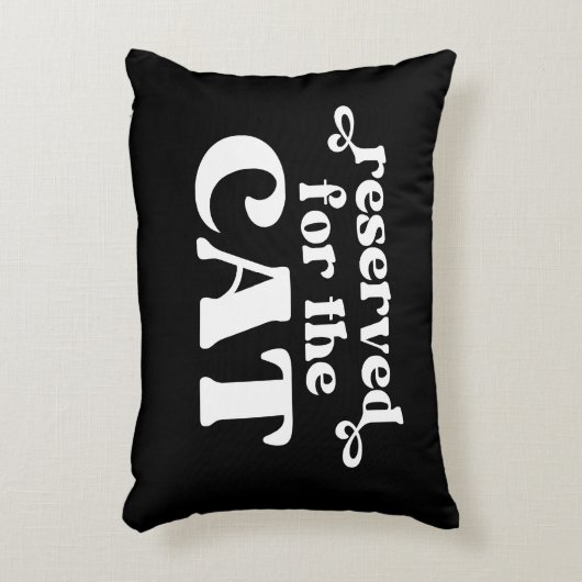 猫のために予約されている アクセントクッション (正面(垂直))