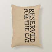 猫のために予約されている アクセントクッション (正面(垂直))