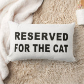 猫のために予約されている ランバークッション (ブランケット)