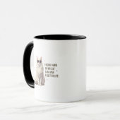 猫のために働くマグカップ マグカップ (正面左)
