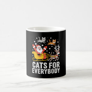 猫のためのクリスマス 猫 サンタ イバラキ コーヒーマグカップ