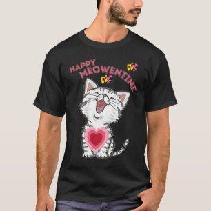 猫のためのバレンタインデー ネコの日 Tシャツ