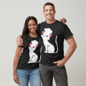 猫のためのパイ Tシャツ (ユニセックス)