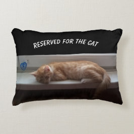 猫のためのフォトスペース付きネコちゃんグッズ アクセントクッション