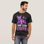 猫のためのメインクーン Tシャツ (正面フル)