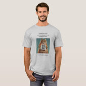 猫のための人間輸送サービス「フーバー」 Tシャツ (正面フル)