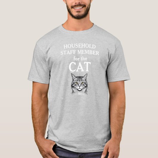 猫のための家政婦 Tシャツ (正面)