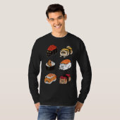 猫のための寿司ペルシャ猫 Tシャツ (正面フル)