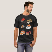 猫のための寿司ペルシャ猫 Tシャツ (正面フル)