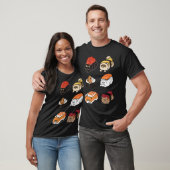 猫のための寿司ペルシャ猫 Tシャツ (ユニセックス)