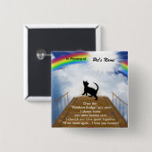 猫のための虹橋記念の詩 缶バッジ (正面&裏面)