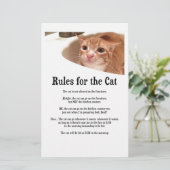猫のための規則 便箋 (スタンド正面)